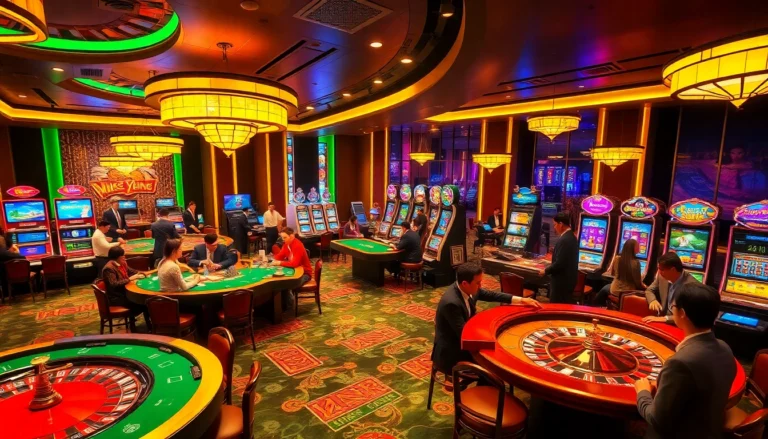 Experience the thrill at go8 trang chủ with vibrant casino tables, slot machines, and exciting gambling action.