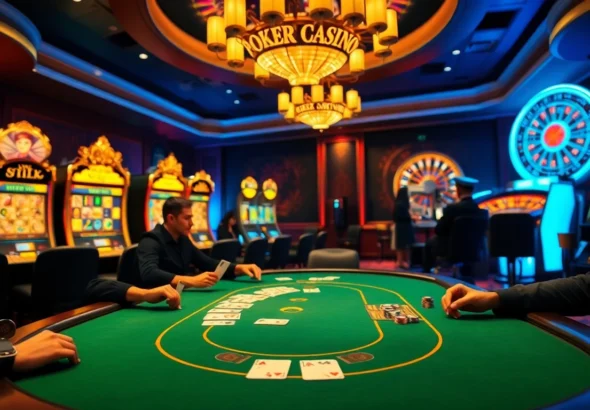 Experience thrilling poker games and vibrant slot machines at https://ea77.lat/ casino scene.