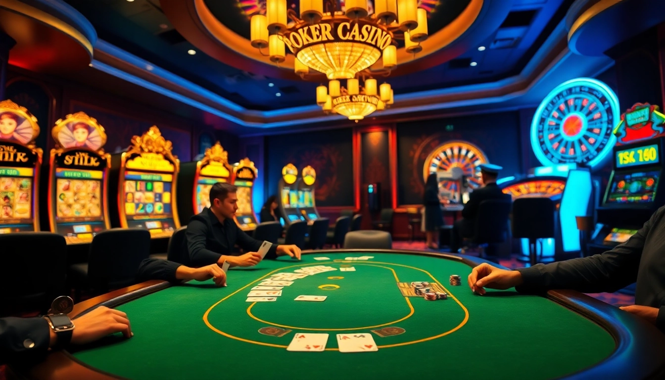 Experience thrilling poker games and vibrant slot machines at https://ea77.lat/ casino scene.